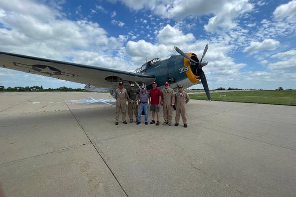 WARBIRD RETURNS TO THE SKIES OVER OSCEOLA — WITH A FAMILIAR FACE IN THE COCKPIT