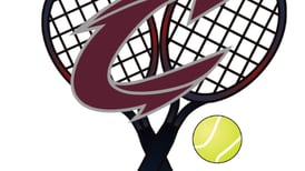 Clarke tennis serves on