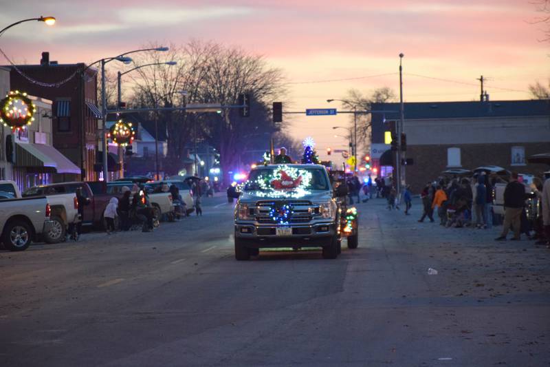 Attend the lighted Christmas parade for Christmas in the Park.