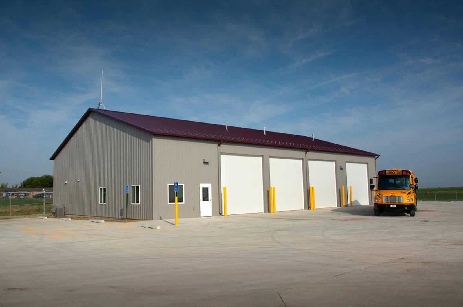 New Clarke Bus Barn reaches completion OsceolaSentinel Tribune