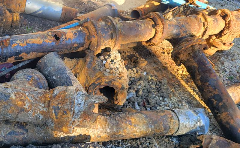 Cast iron mains have serviced Osceola for decades.