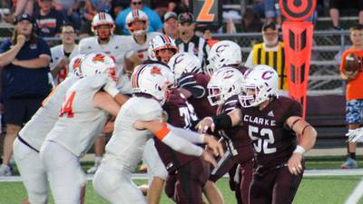 Clarke football opens season with a win