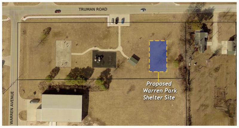 Proposed site of the community safe room.