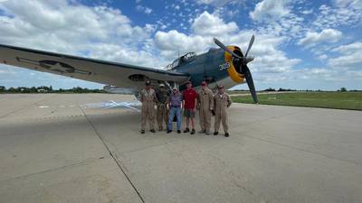 WARBIRD RETURNS TO THE SKIES OVER OSCEOLA — WITH A FAMILIAR FACE IN THE COCKPIT