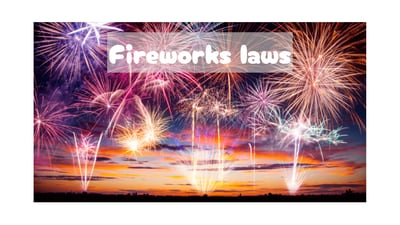 Law change for fireworks