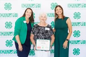 Verla Cole Inducted into  Iowa 4-H Hall of Fame