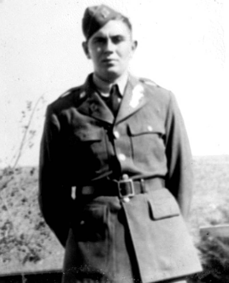 Corporal Gene Crees served during WWII.