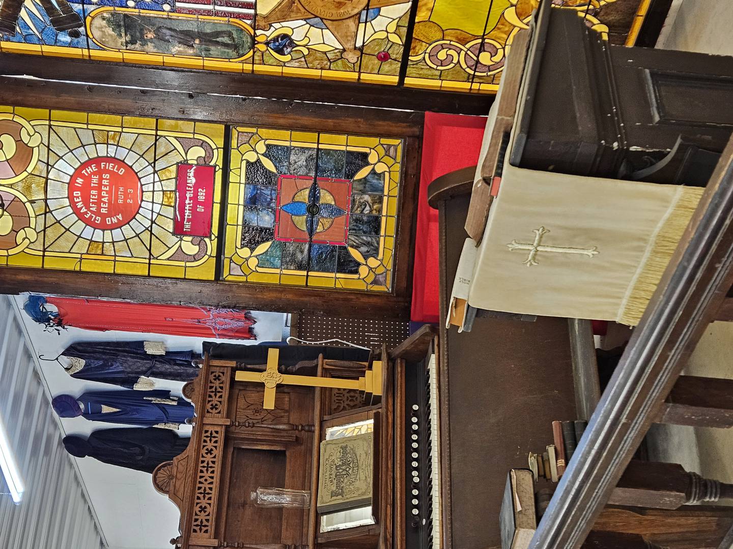 Professional restoration of five historic stained-glass church windows has taken 15 years, but Sunday, May 4, the light will shine through them again as the Clarke County Museum celebrates its 2025 season opener, “A Day to Remember,” from noon to 5 p.m. at the Museum complex, 1030 S. Main, Osceola.