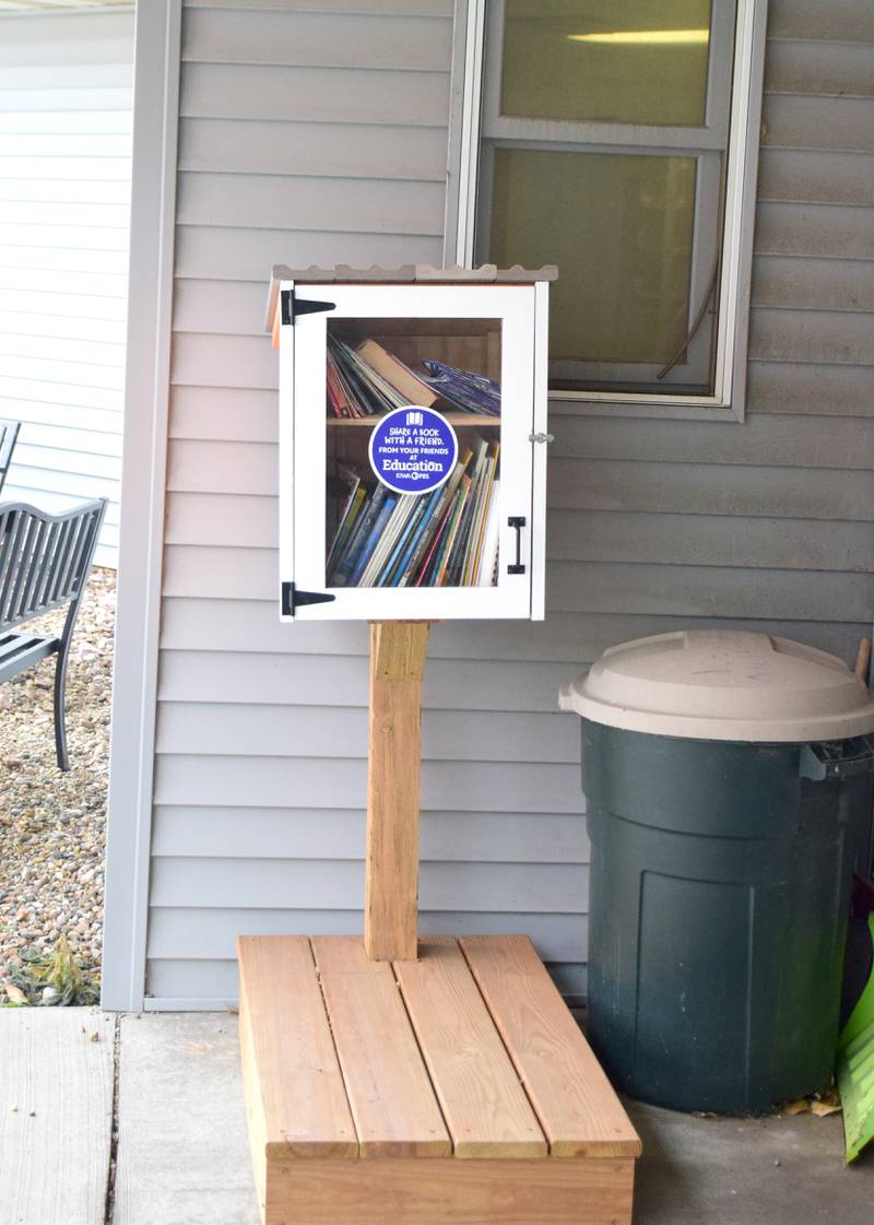 The Village Early Childhood Center has a little library that is accepting donations now.