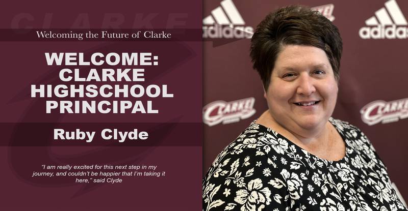 Ruby Clyde is the new Clarke High School principal.