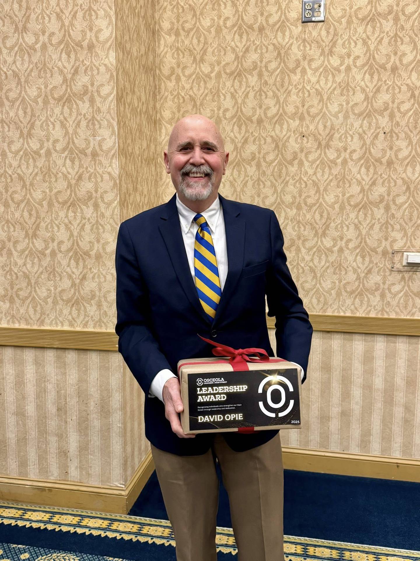 David Opie received the OCMS Leadership Award.