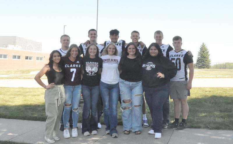 2023 Clarke Homecoming court