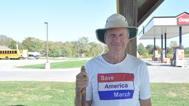 He will walk 300 miles