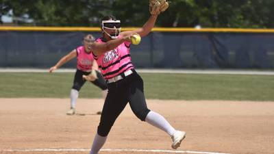 Clarke softball split games at Creston
