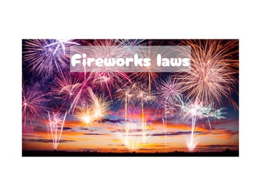 Law change for fireworks