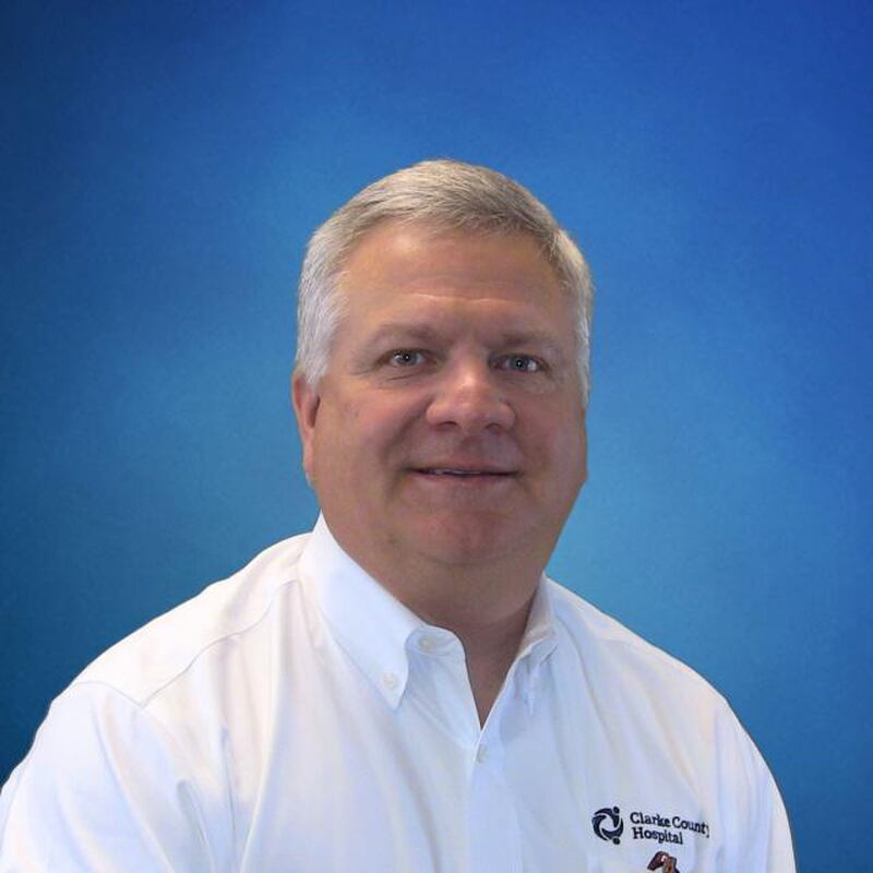 Clarke County Hospital Brian Evans reitres.