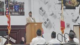 Lt. Bucklin speaks at Veterans Day program