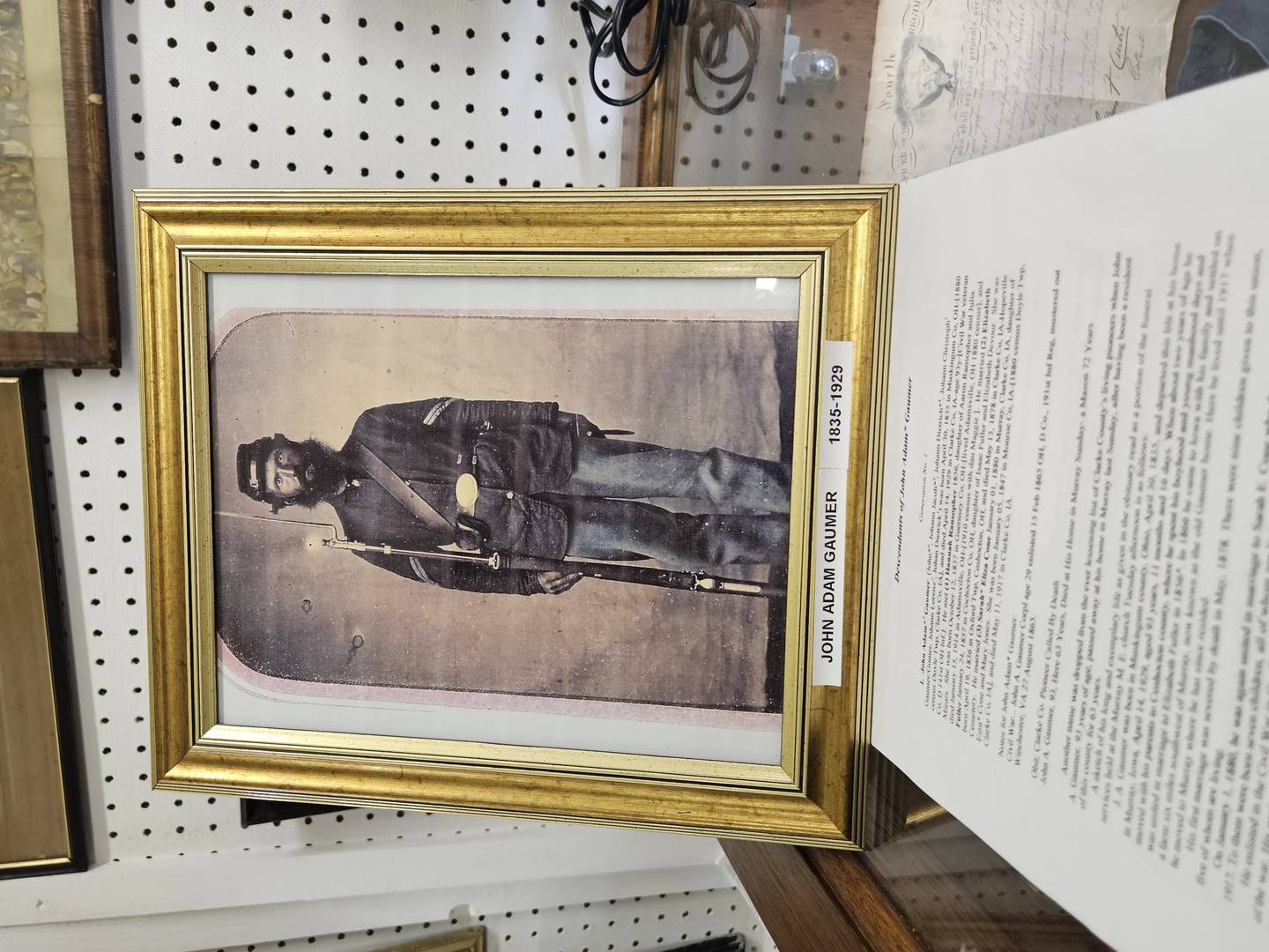 Look closely at the faces in the historic photos you’ll find at the Clarke County Museum. You might be looking into to eyes of your neighbor’s ancestor. Many families, such as the decendants of Civil War soldier, John A. Gaumer, have entrusted family historical materials to enhance the authenticity of the museum’s exhibits. The 2025 Museum season opens this Sunday, May 4, from noon to 5 p.m. with “A Day to Remember,” featuring new and refreshed exhibits for visitors to enjoy.