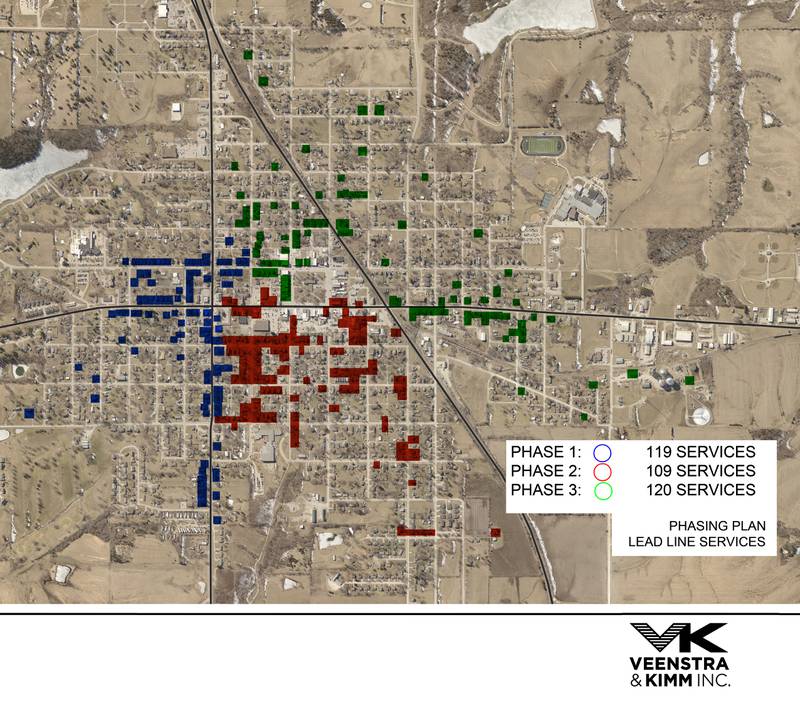 Osceola Water Works lead service line replacement update.