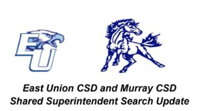 East Union CSD and Murray CSD shared superintendent search update