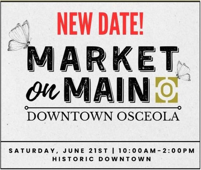 Market on Main will now be June 21.