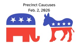 Precinct Caucuses to be  held Feb. 2