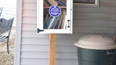 Village receives Little Library