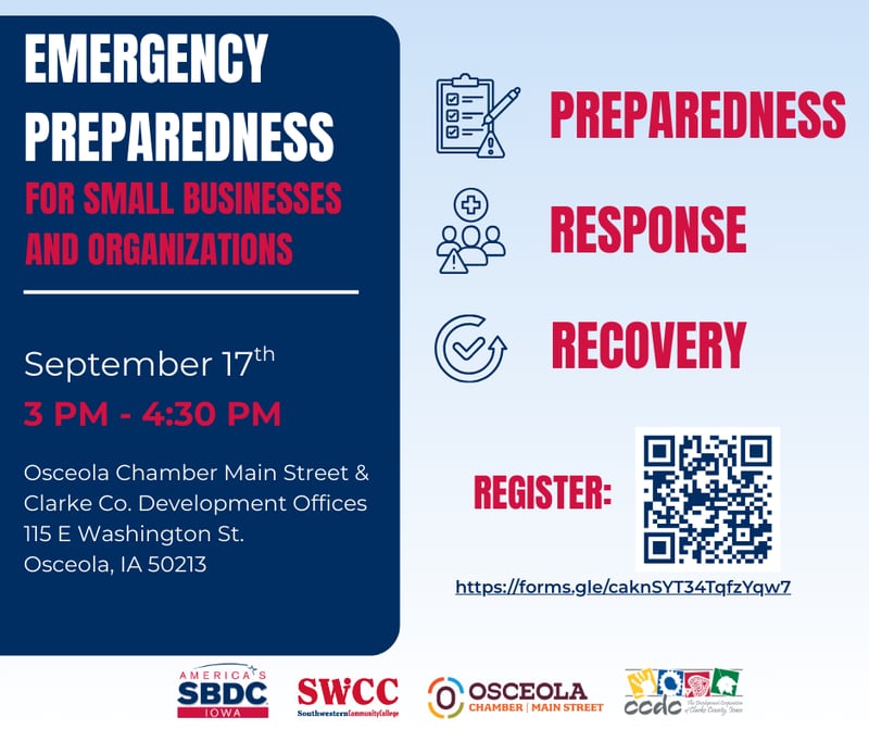 Emergency preparedness meeting to be held Sept. 17.