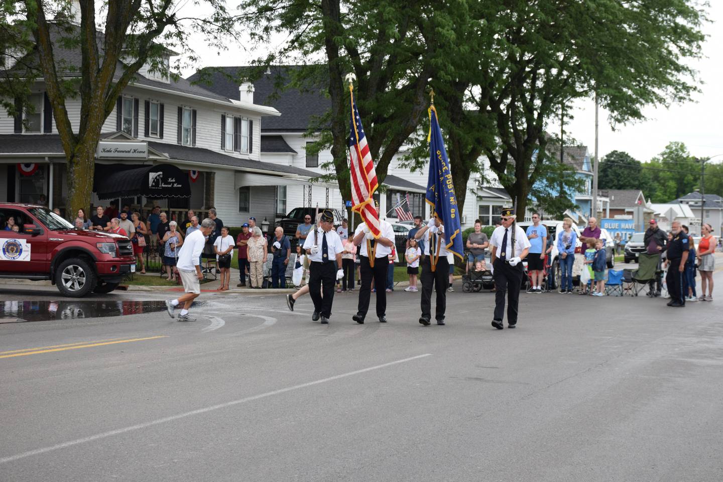 Osceola's Fourth of July parade will travel mostly down Cass Street this year, as Main Street is closed off for construction.