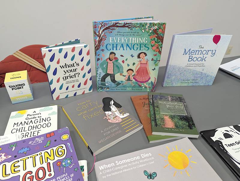 Materials to help with grief and loss.
