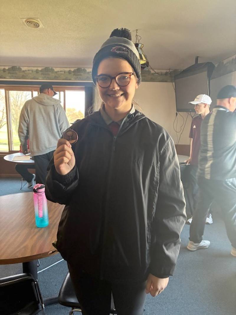 Clarke's Sophia Davis medaled at the Southwest Iowa Cup.