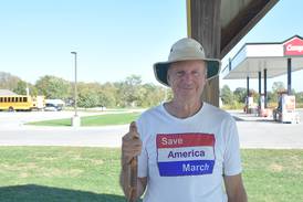 He will walk 300 miles