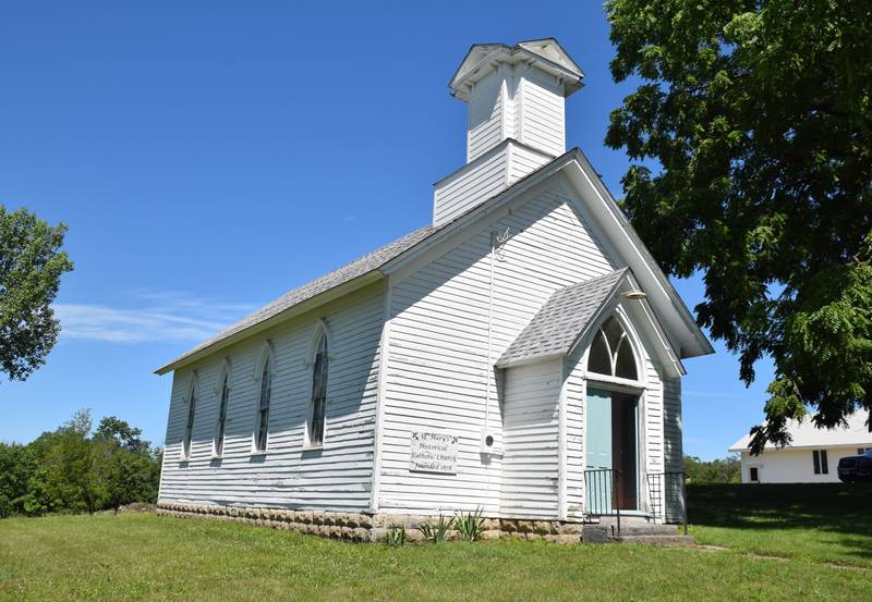 St. Mary's Catholic Church in Woodburn is being restored.