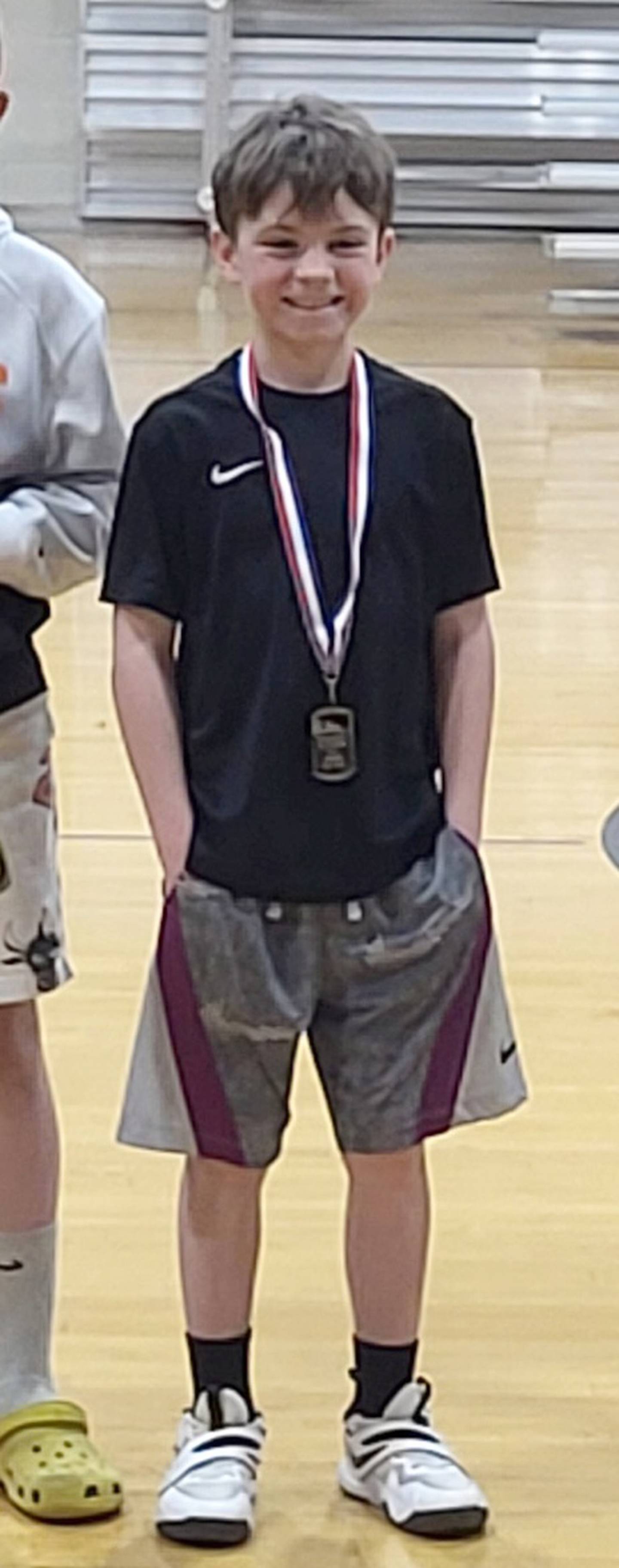 Ricky Barnes, aged nine from Murray, will continue on to the Knights of Columbus State Free Throw Competition on March 30.